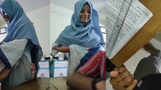 Hijabi School Girl Fucking Teacher In Class Room -Tight Anal Sex